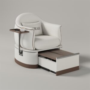 White Pedicure Spa Chair TR1001