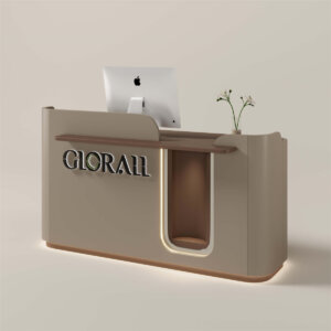 Brown Reception Desk TR6903