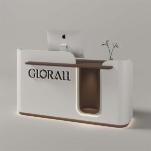 White Reception Desk TR6903